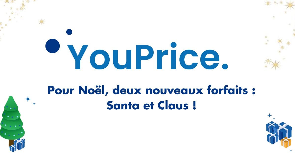 YouPrice propose des forfaits de Noël avec le Santa et le Claus