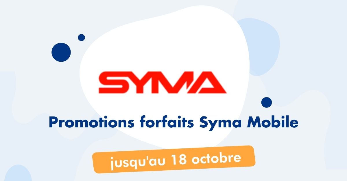 Promotions forfaits Syma Mobile