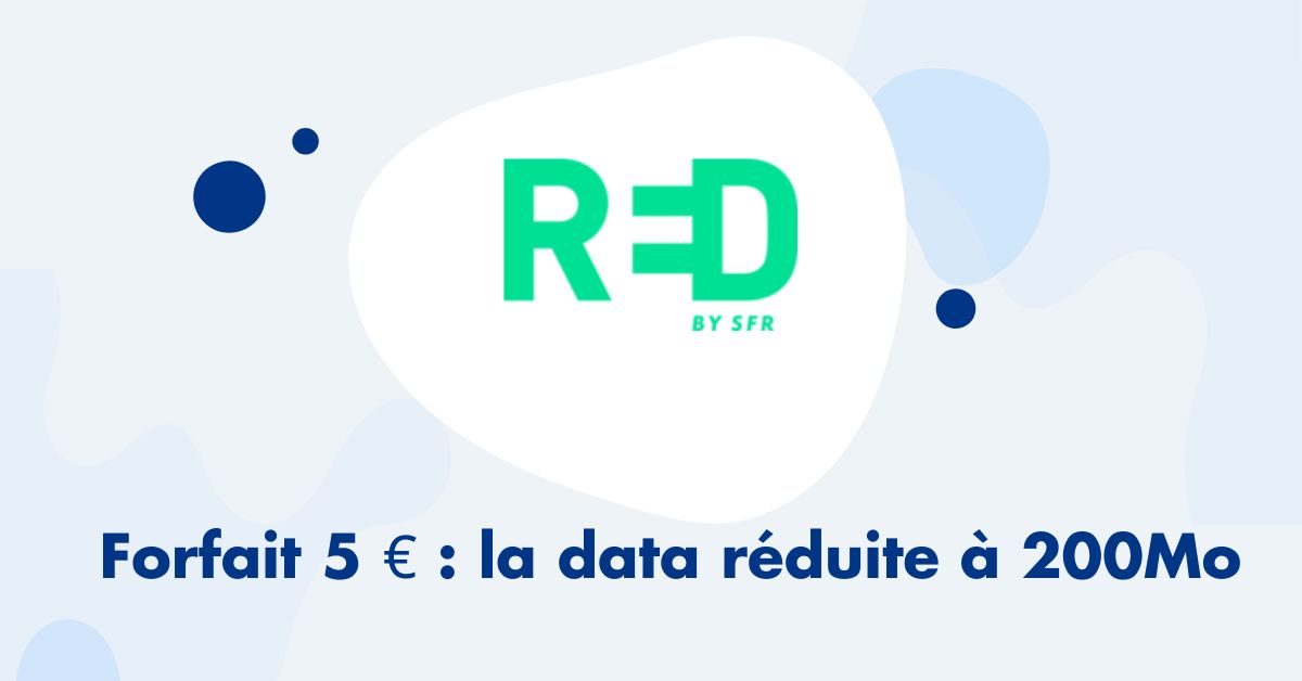 forfait 5€ data réduite