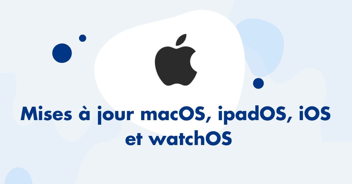 mises à jour Apple