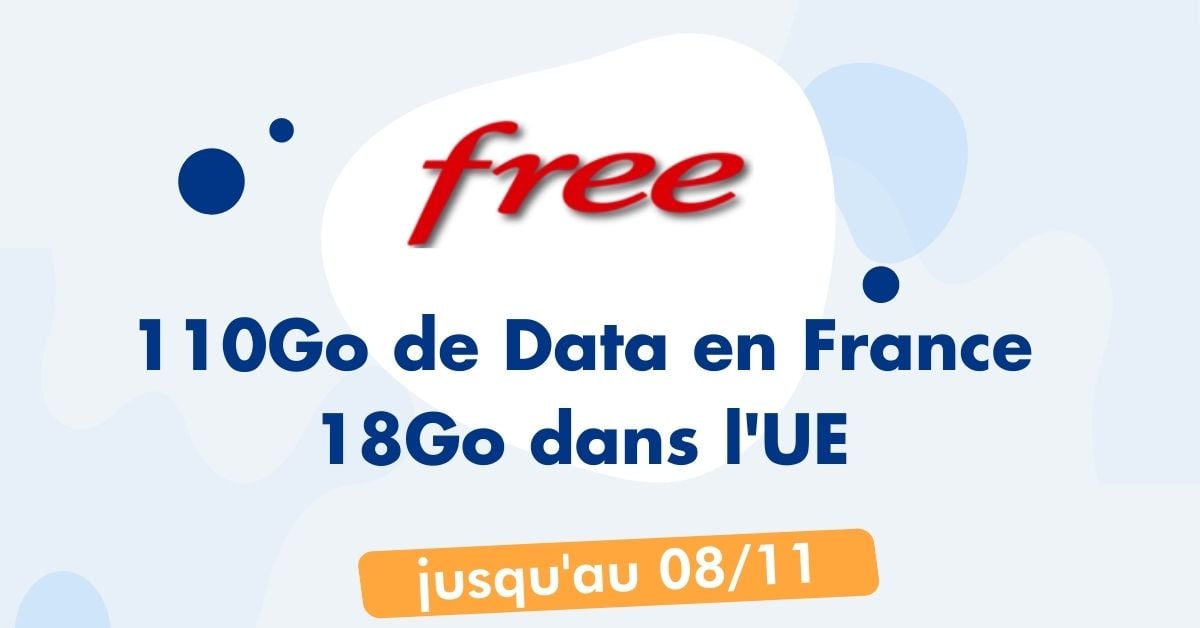 Free Mobile série limitée 110Go 