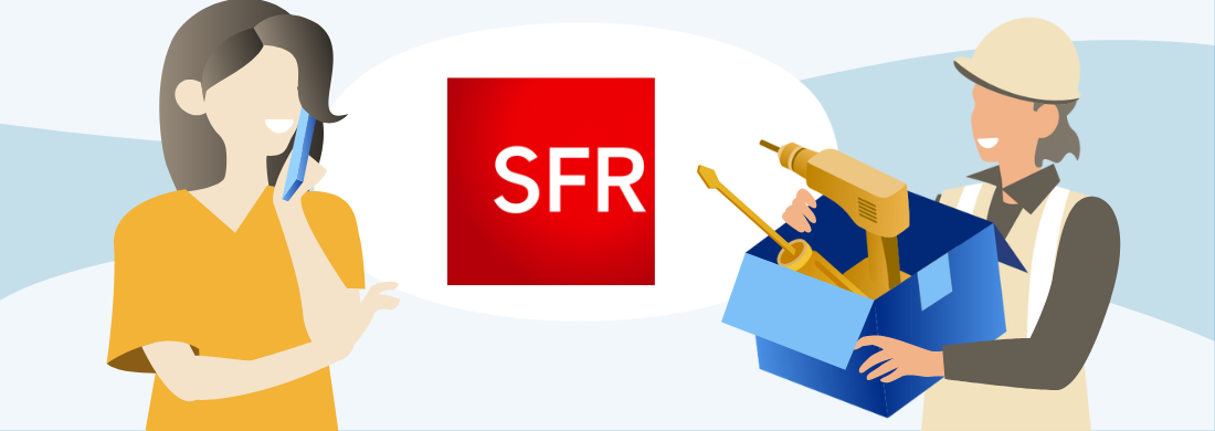 Installation de la fibre SFR