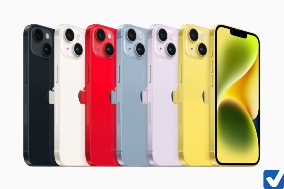 iPhone 14 et 14 Plus en jaune