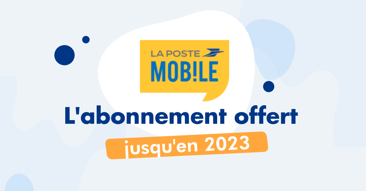 La Poste Mobile promo forfaits SIM