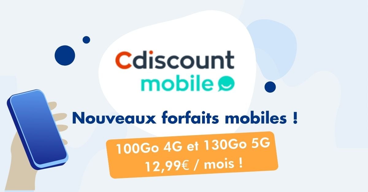 Nouveaux forfaits mobiles CDisocunt Mobile