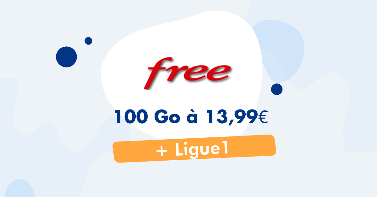 offre free à 13-99eu et 100go