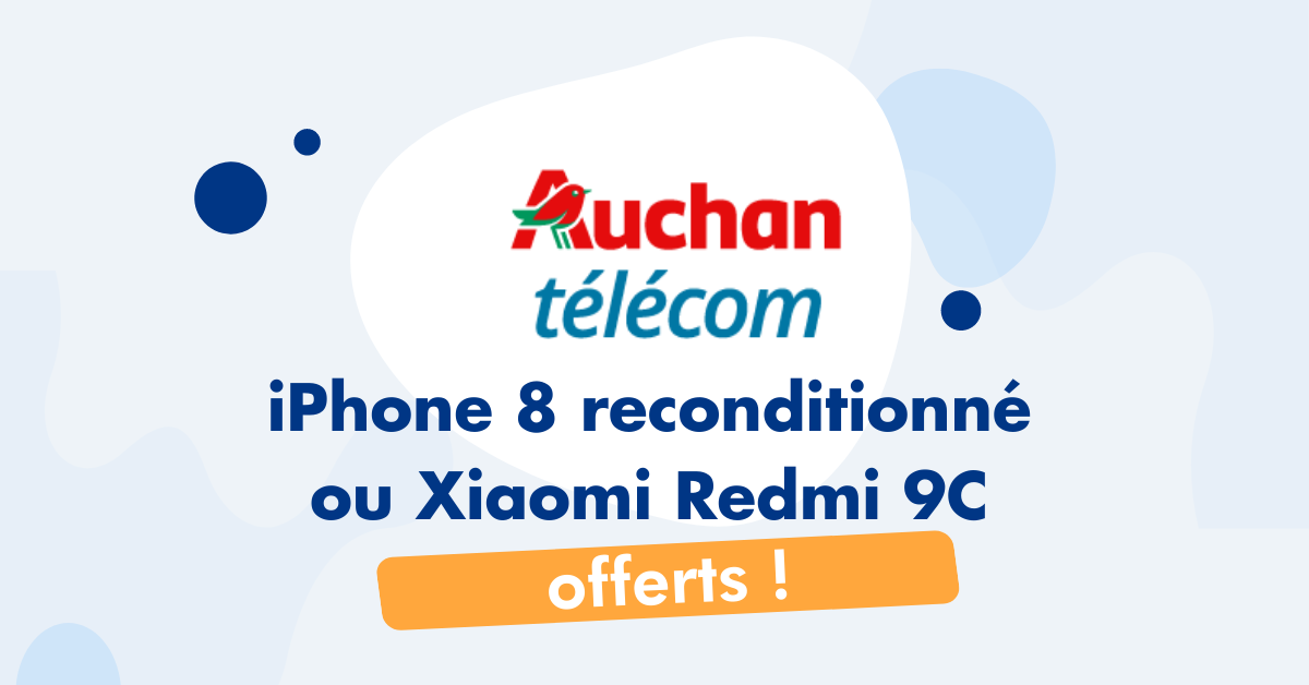 offre smartphone auchan télécom