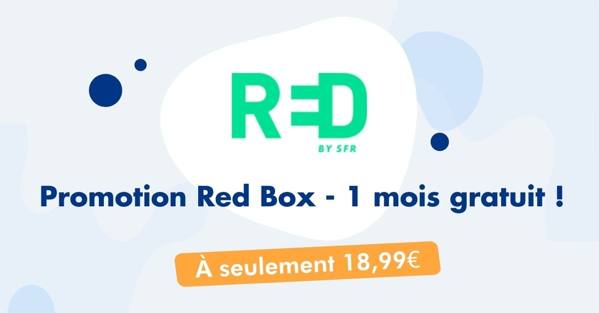 RED by SFR : 1 mois gratuit RED Box