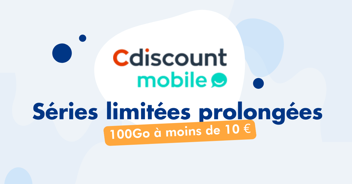 séries limitées de cdiscount mobile