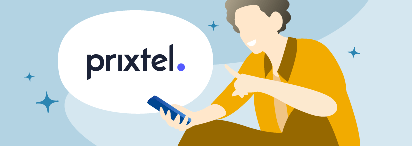 logo Prixtel avec mobile