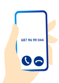 téléphone avec numéro de téléphone