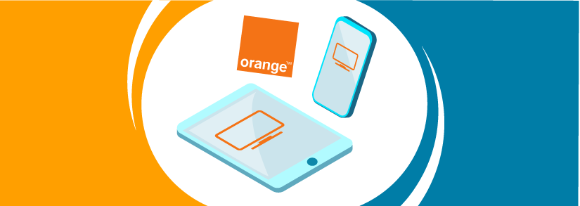 Orange application TV