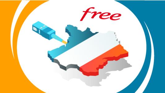 logo déploiement fibre Free