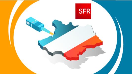 logo déploiement fibre SFR