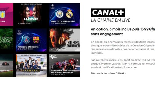 3 mois de Canal+ gratuits sur Freebox !