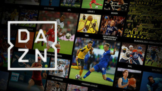 Le service britannique DAZN est disponible sur son site et ses applications mobile, pour suivre les compétitions sportives (football, basketball, etc)