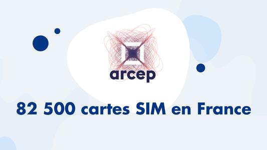 82 500 cartes SIM en France