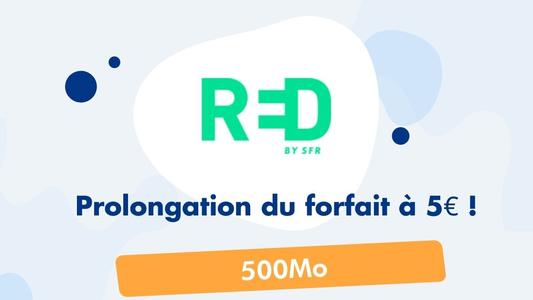 Prolongation du forfait à 5€ !
