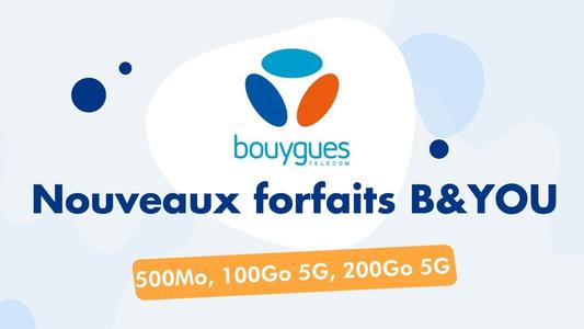 Nouveaux forfaits Bouygues Télécom