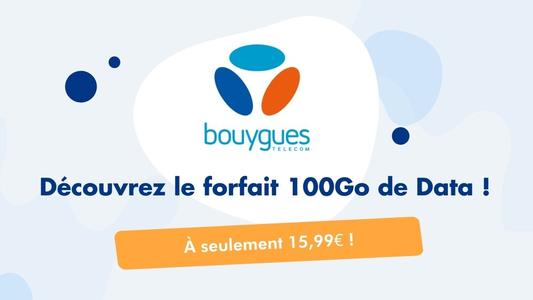 Découvrez le forfait 100Go de Data !