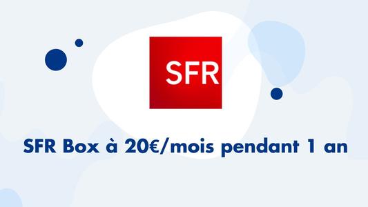 SFR Box a 20 euros par mois pendant 1 an