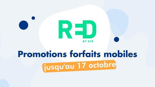 Promotion Red forfaits mobiles