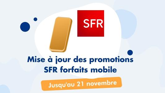 Mises à jour promotions SFR forfaits mobile