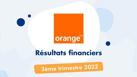 Résultats financiers Orange 3eme trimestre 2022