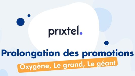 Prolongation promotions forfaits Prixtel