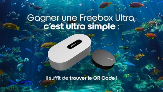 Gagnez une Freebox Ultra en trouvant le QR Code caché !