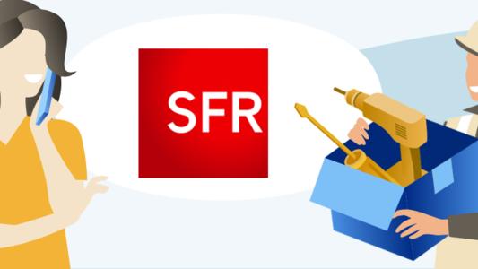 Installation de la fibre SFR