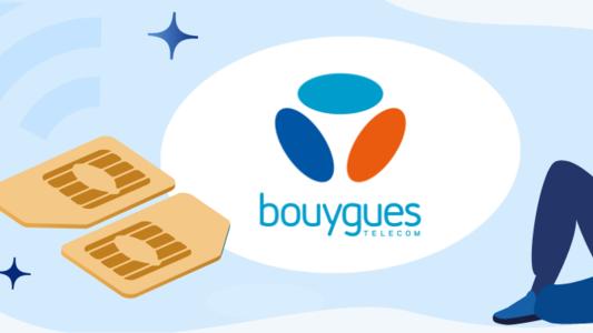 multi sim bouygues avec femme assise