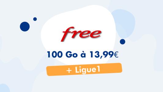 offre free à 13-99eu et 100go