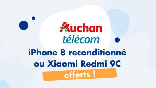 offre smartphone auchan télécom