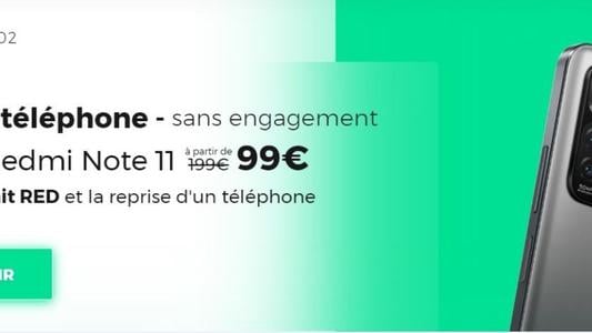 Redmi Note 11 Red by SFR