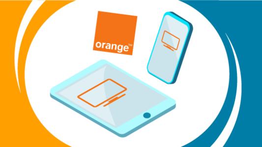 Orange application TV