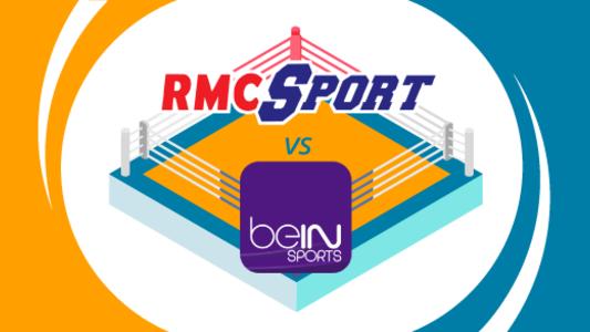 Visuel RMC Sport vs BeIN Sport