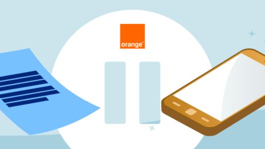 suspendre ligne orange