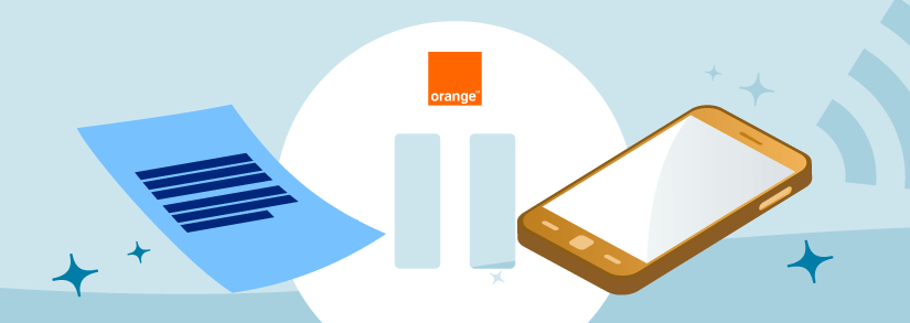 suspendre ligne orange