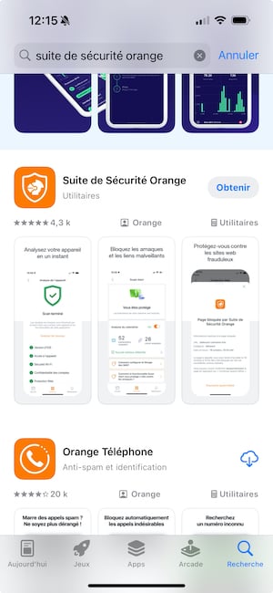 Téléchargement Suite Orange