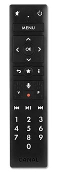 télécommande canal plus