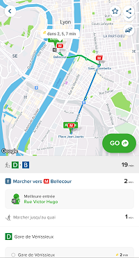 citymapper meilleur GPS android transports en commun