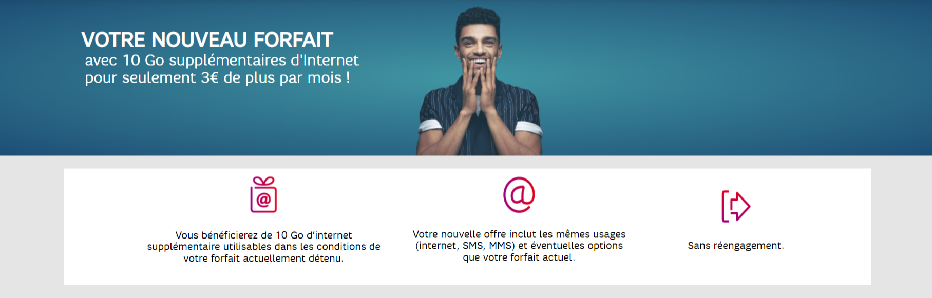 SFR nouvelle offre mobile février 2023 10Go supplémentaires