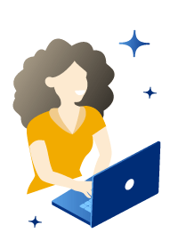 femme sur ordinateur